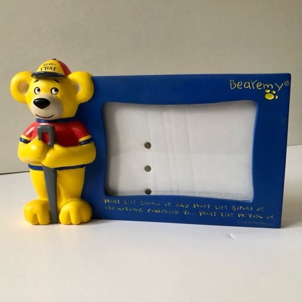 Vintage Build-A-Bear Workshop 2002 100th Store Picture Frame Employee Gift